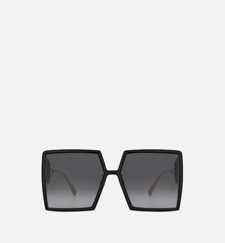 30Montaigne SU • Oversized Black Square Sunglasses