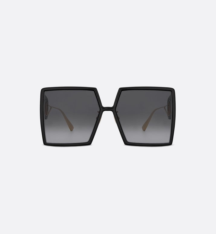 30Montaigne SU • Oversized Black Square Sunglasses