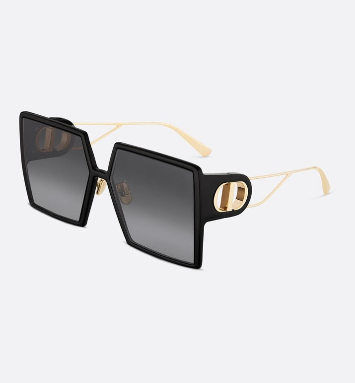 30Montaigne SU • Oversized Black Square Sunglasses