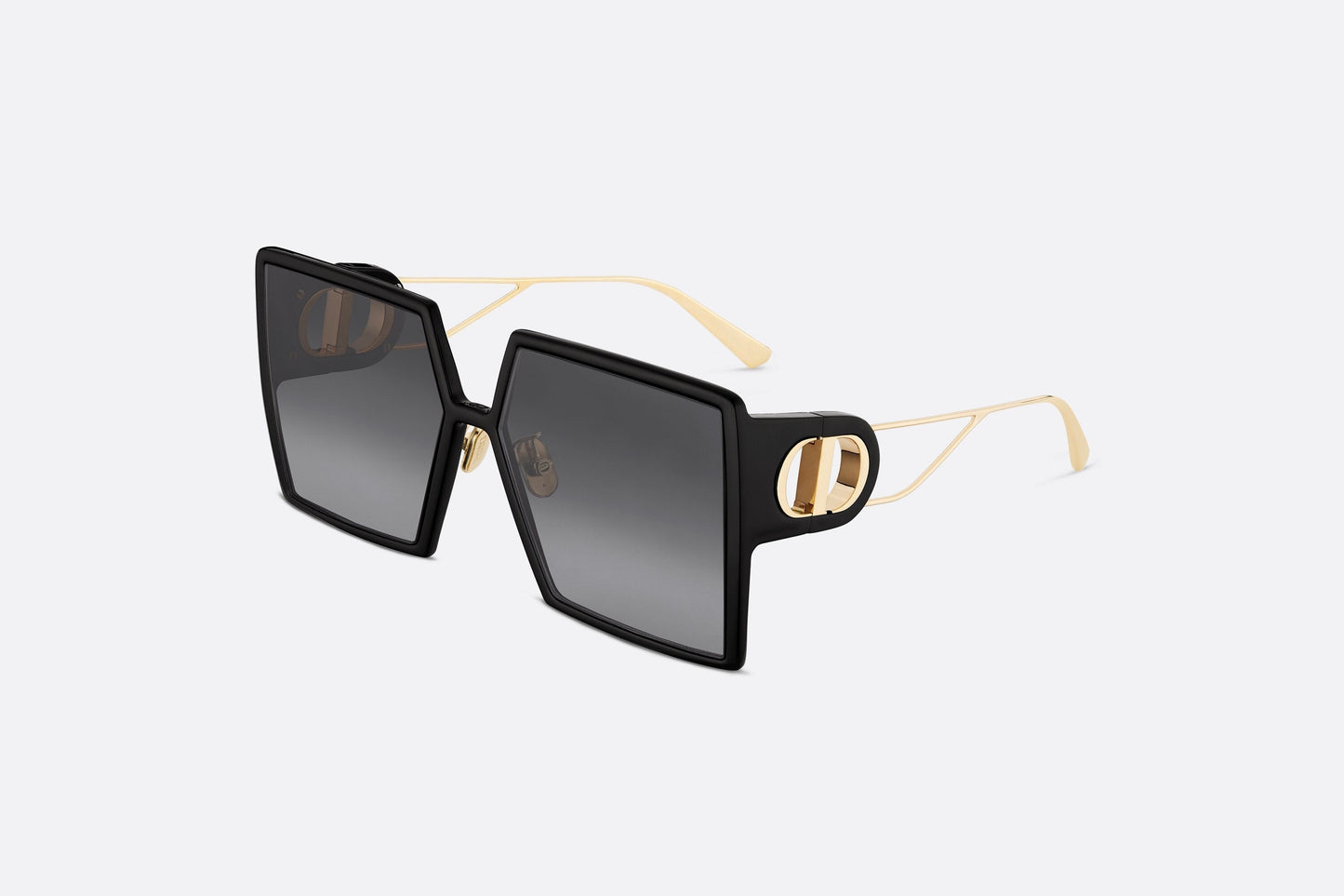 30Montaigne SU • Oversized Black Square Sunglasses