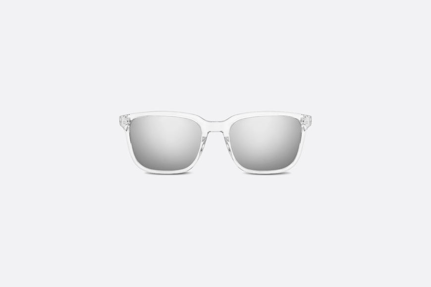 DiorTag SU • Crystal-Tone Rectangular Sunglasses