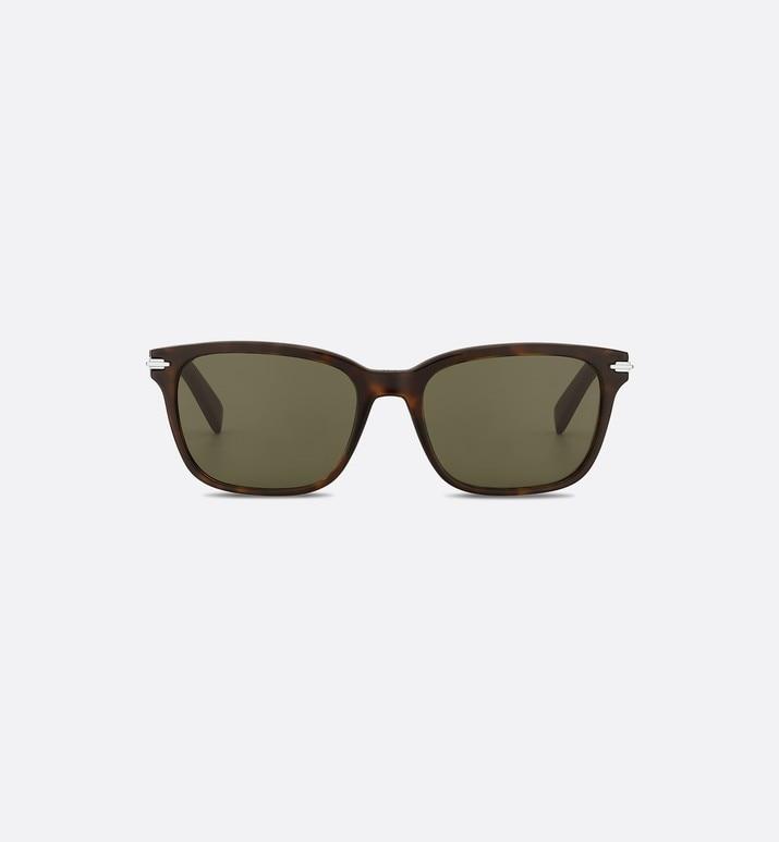 DiorBlackSuit SI • Brown Tortoiseshell-Effect Rectangular Sunglasses