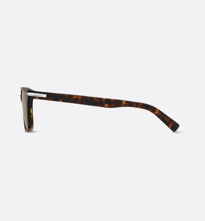 DiorBlackSuit SI • Brown Tortoiseshell-Effect Rectangular Sunglasses