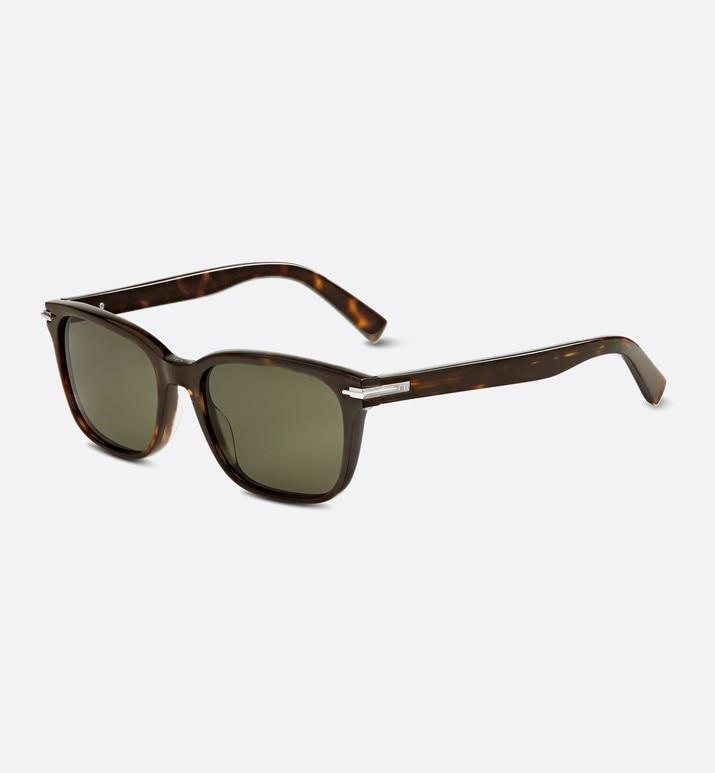 DiorBlackSuit SI • Brown Tortoiseshell-Effect Rectangular Sunglasses