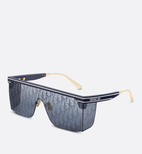 DiorClub M1U • Blue Dior Oblique Mask Sunglasses