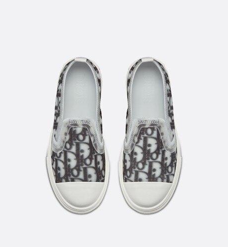 B23 Slip-On Sneaker • Black and White Dior Oblique Canvas