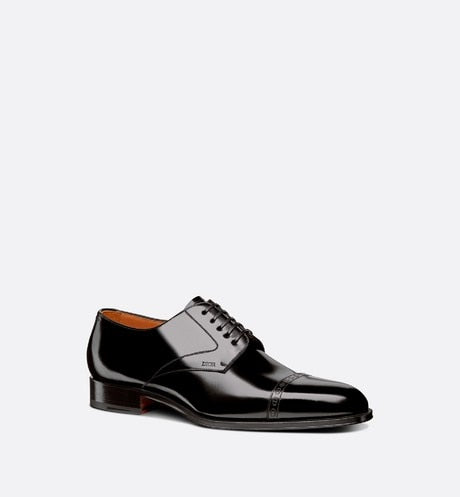 Dior Timeless Derby Shoe • Black Polished Calfskin