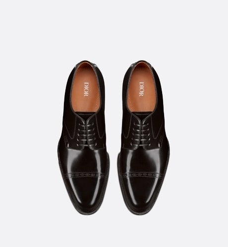 Dior Timeless Derby Shoe • Black Polished Calfskin