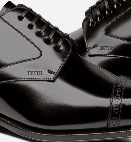 Dior Timeless Derby Shoe • Black Polished Calfskin