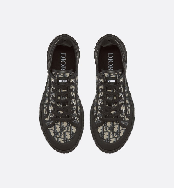 Diorizon Derby Shoe • Beige and Black Dior Oblique Jacquard and Black Rubber