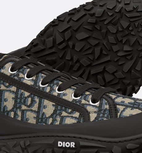 Diorizon Derby Shoe • Beige and Black Dior Oblique Jacquard and Black Rubber