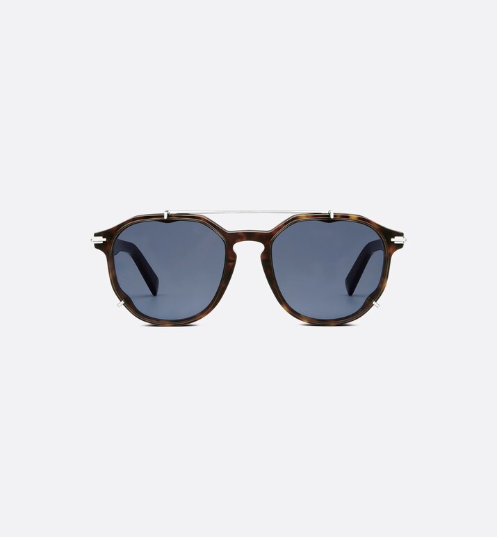 DiorBlackSuit RI • Brown Tortoiseshell-Effect Pantos Sunglasses