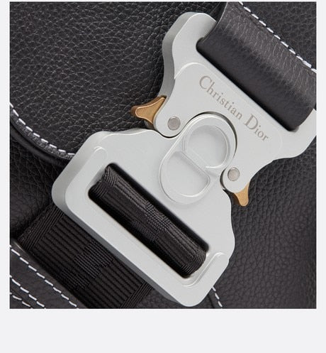 Saddle Bag • Black Grained Calfskin