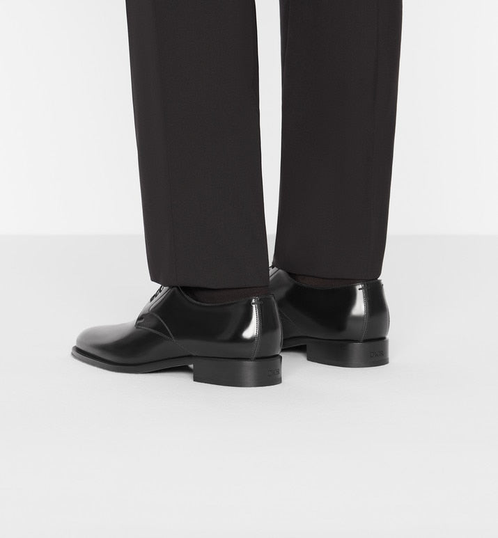 Dior Timeless Derby Shoe • Black Polished Calfskin