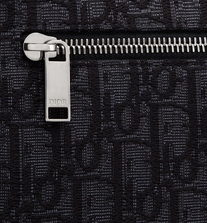 Toiletry Bag • Black Dior Oblique Jacquard
