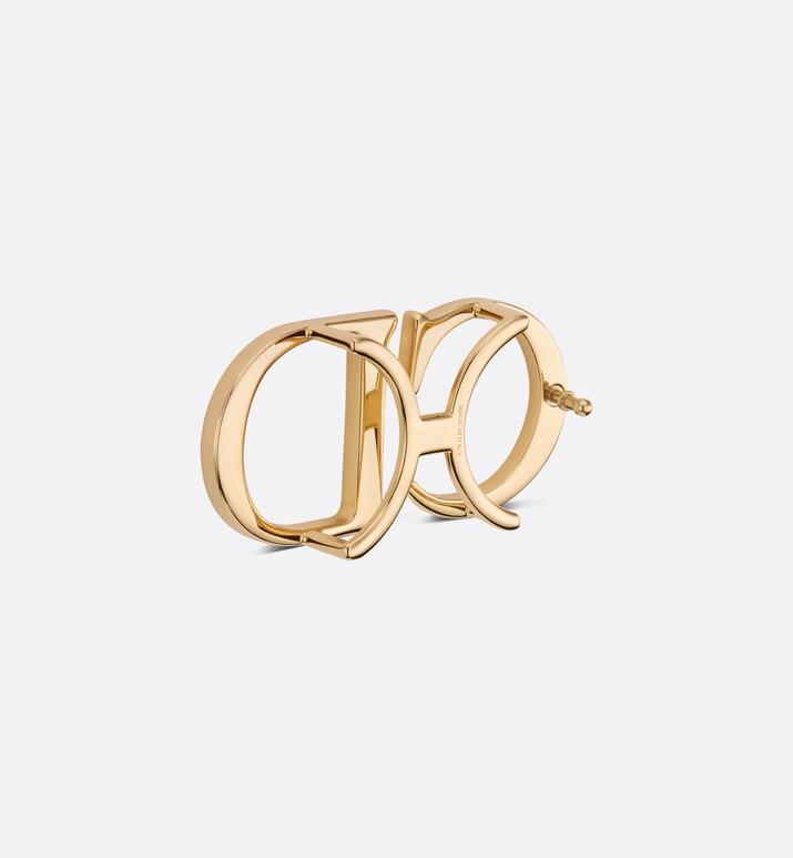 'CD' Belt Buckle • Dior Oblique Gold-Finish Brass, 35 MM