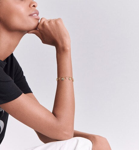 Rose Des Vents Bracelet • Yellow Gold, Diamonds and Decorative Stones