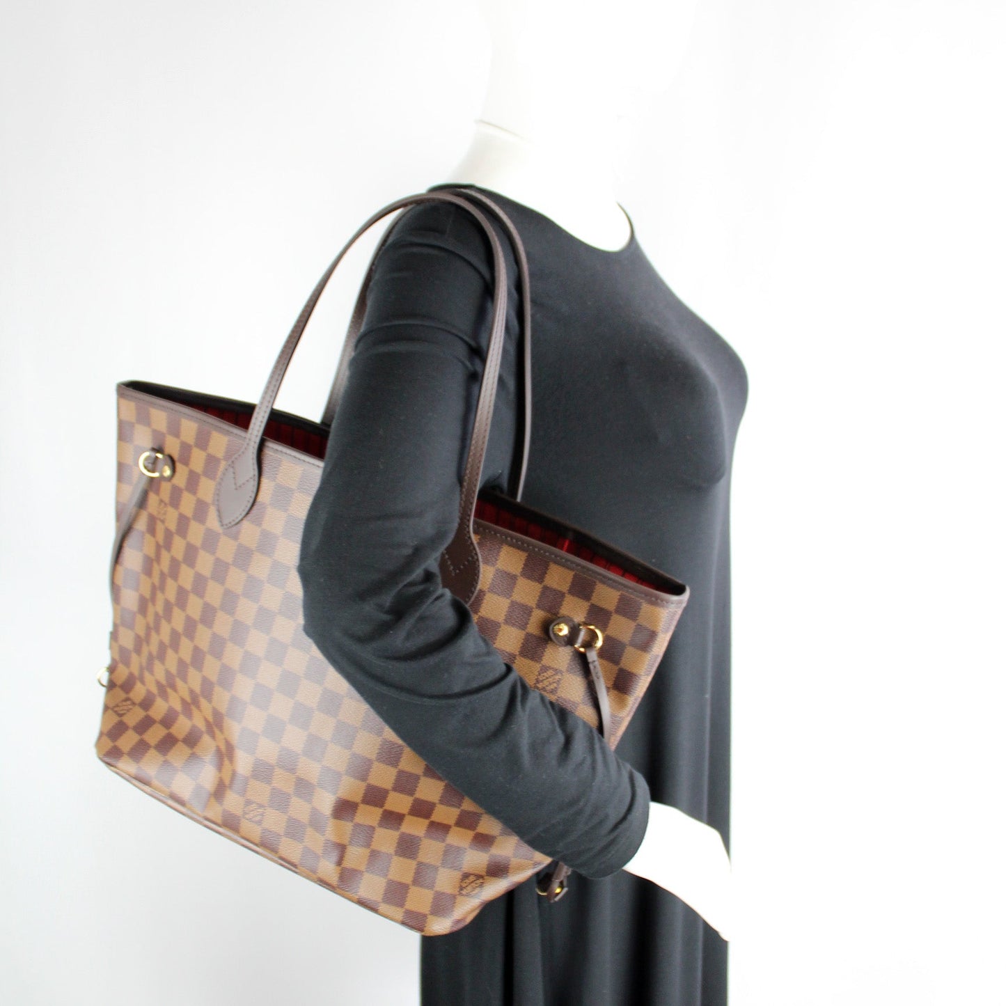 Neverfull MM W/Wallet Damier Ebene