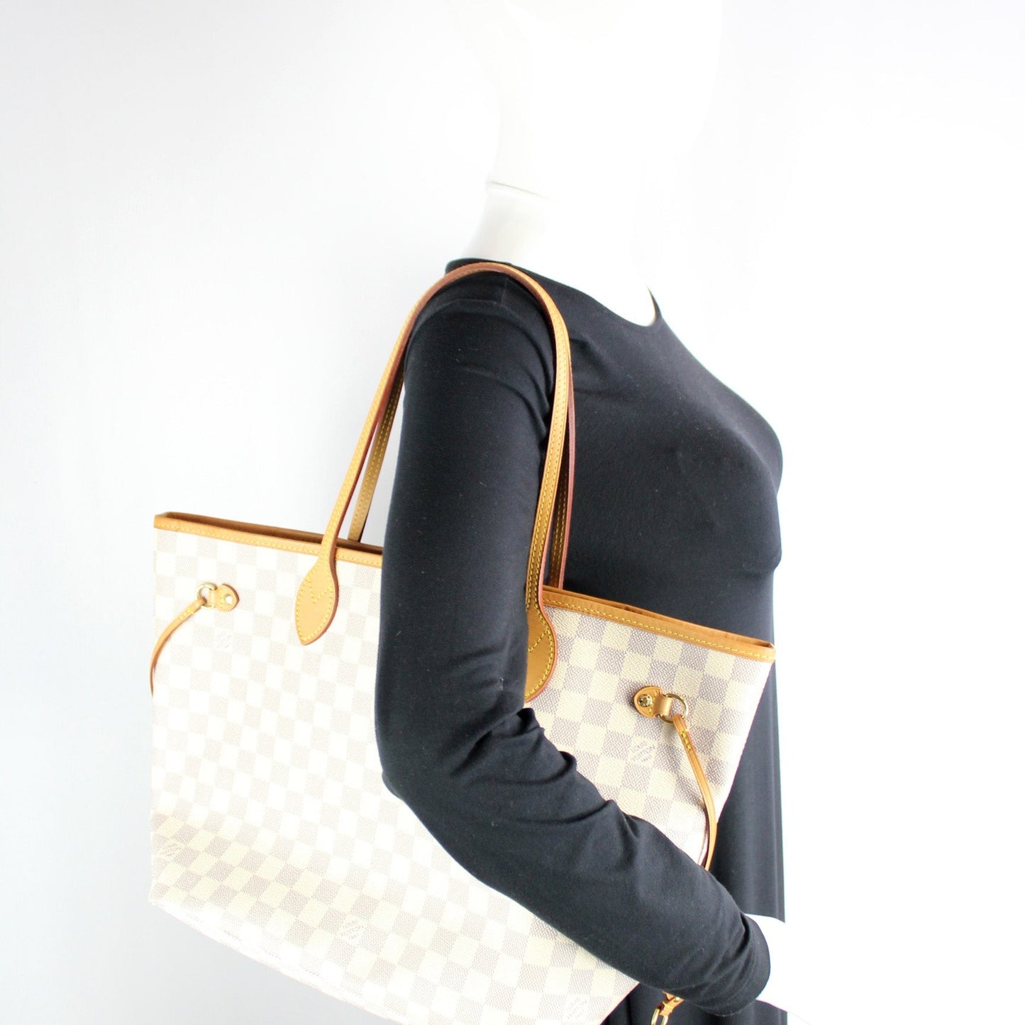 Neverfull MM W/Wallet Damier Azur