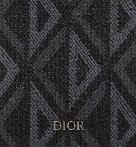 Wallet • Black CD Diamond Canvas