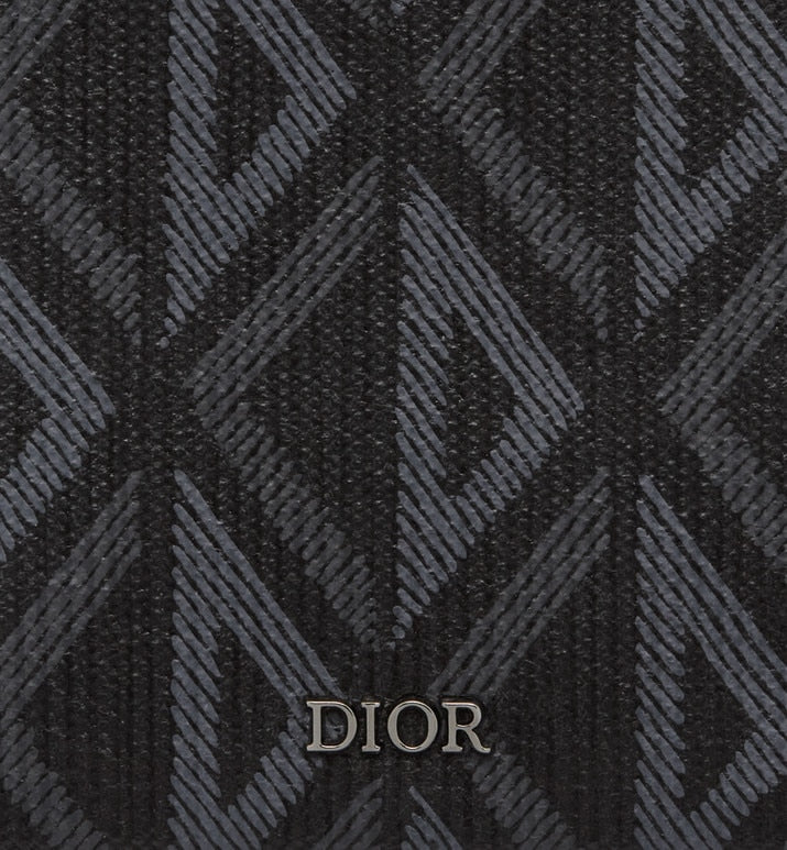 Wallet • Black CD Diamond Canvas