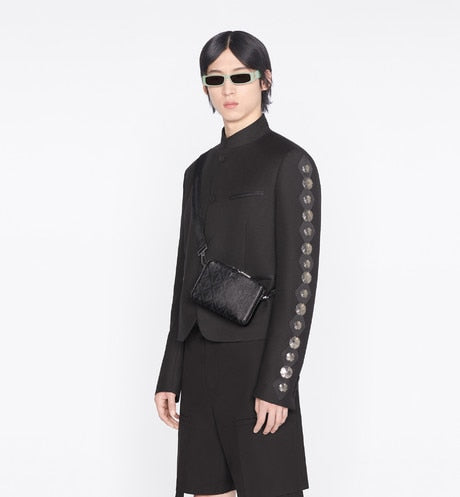 Messenger Pouch • Black CD Diamond Canvas