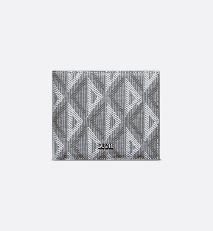 Wallet • Dior Gray CD Diamond Canvas