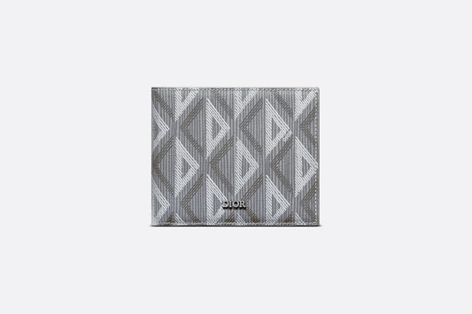 Wallet • Dior Gray CD Diamond Canvas
