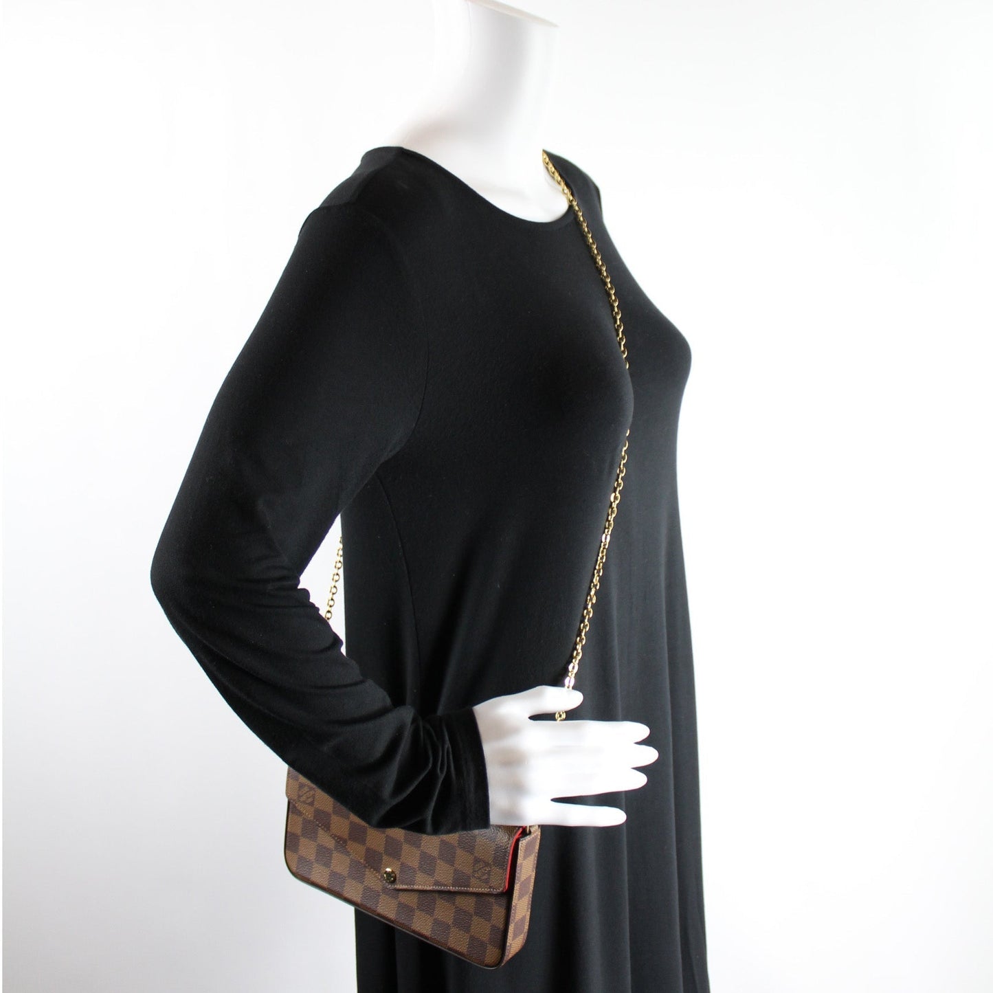 Pochette Felicie Damier Ebene