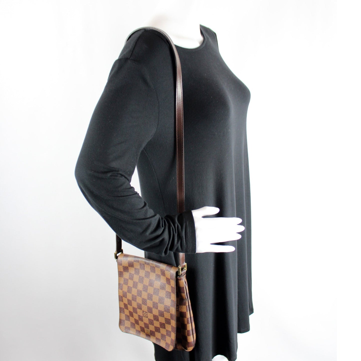 Musette Salsa Long Damier Ebene