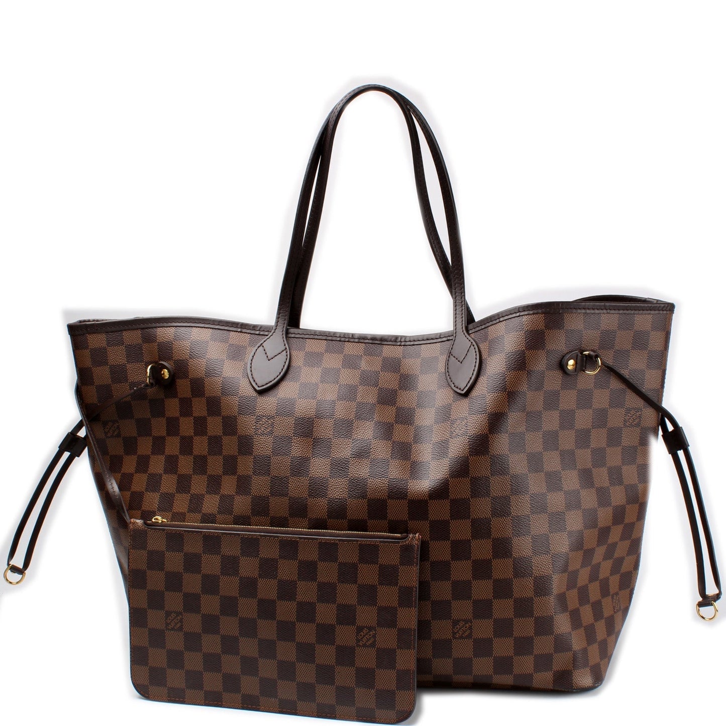 Neverfull W/ Wallet GM Damier Ebene