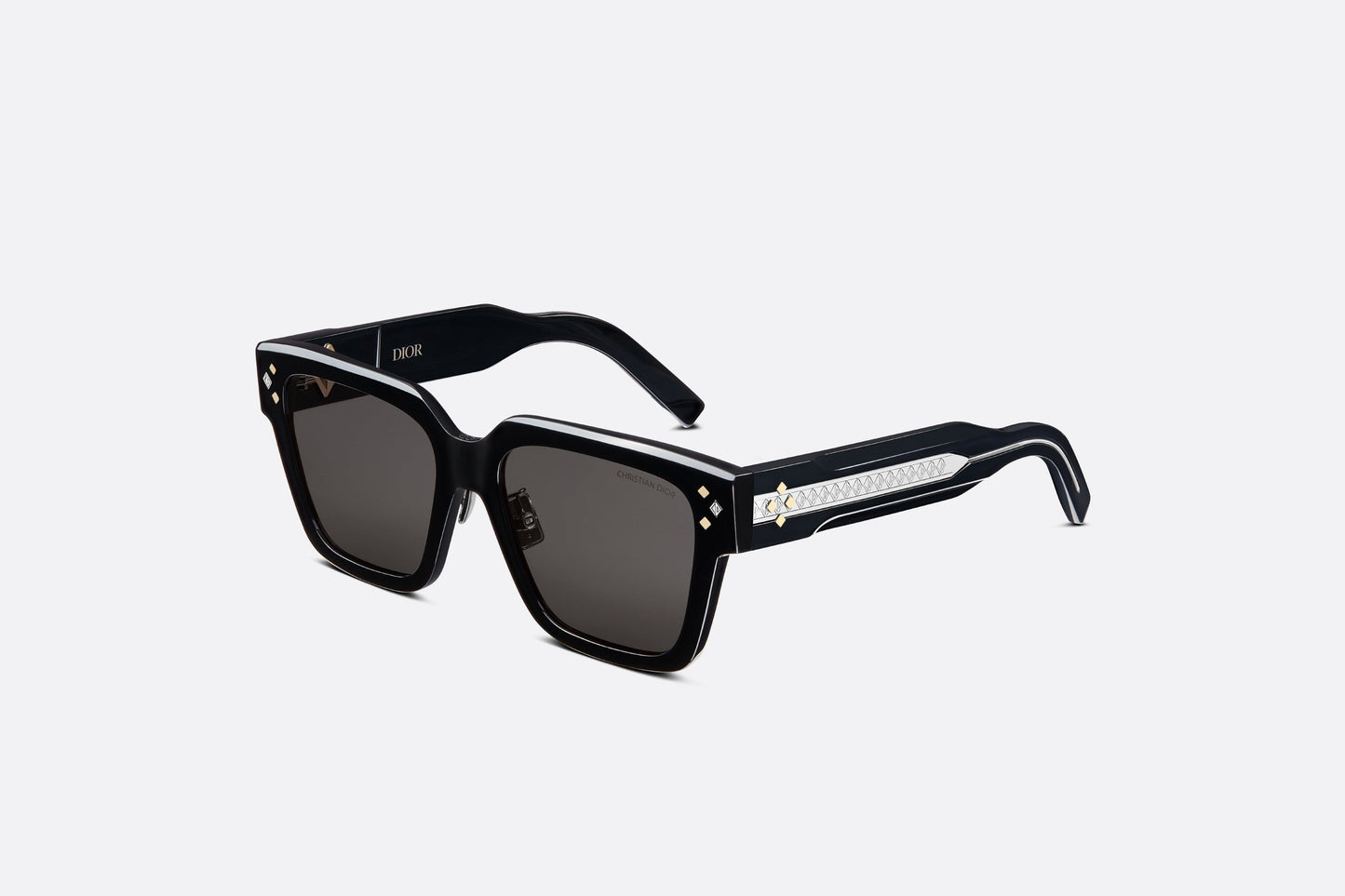 CD Diamond S3F • Black Square Sunglasses