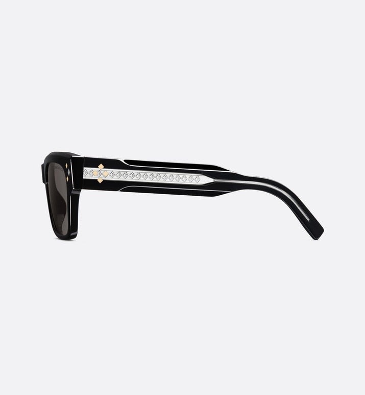 CD Diamond S2I • Black Rectangular Sunglasses