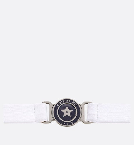 One-Piece Swimsuit • Blue and White Technical Fabric