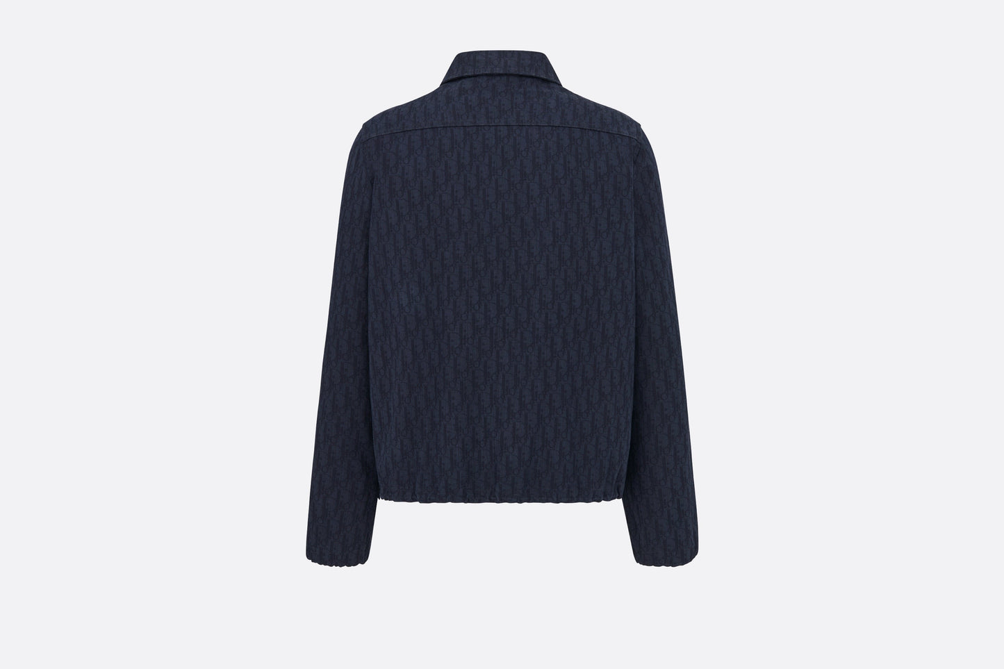 Zipped Blouson • Navy Blue and Black Dior Oblique Kasuri Cotton Denim