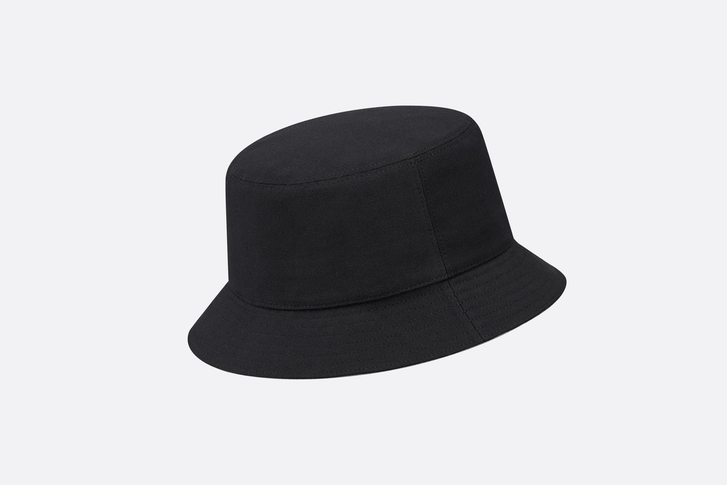 'Christian Dior Atelier' Bucket Hat • Black Cotton Canvas
