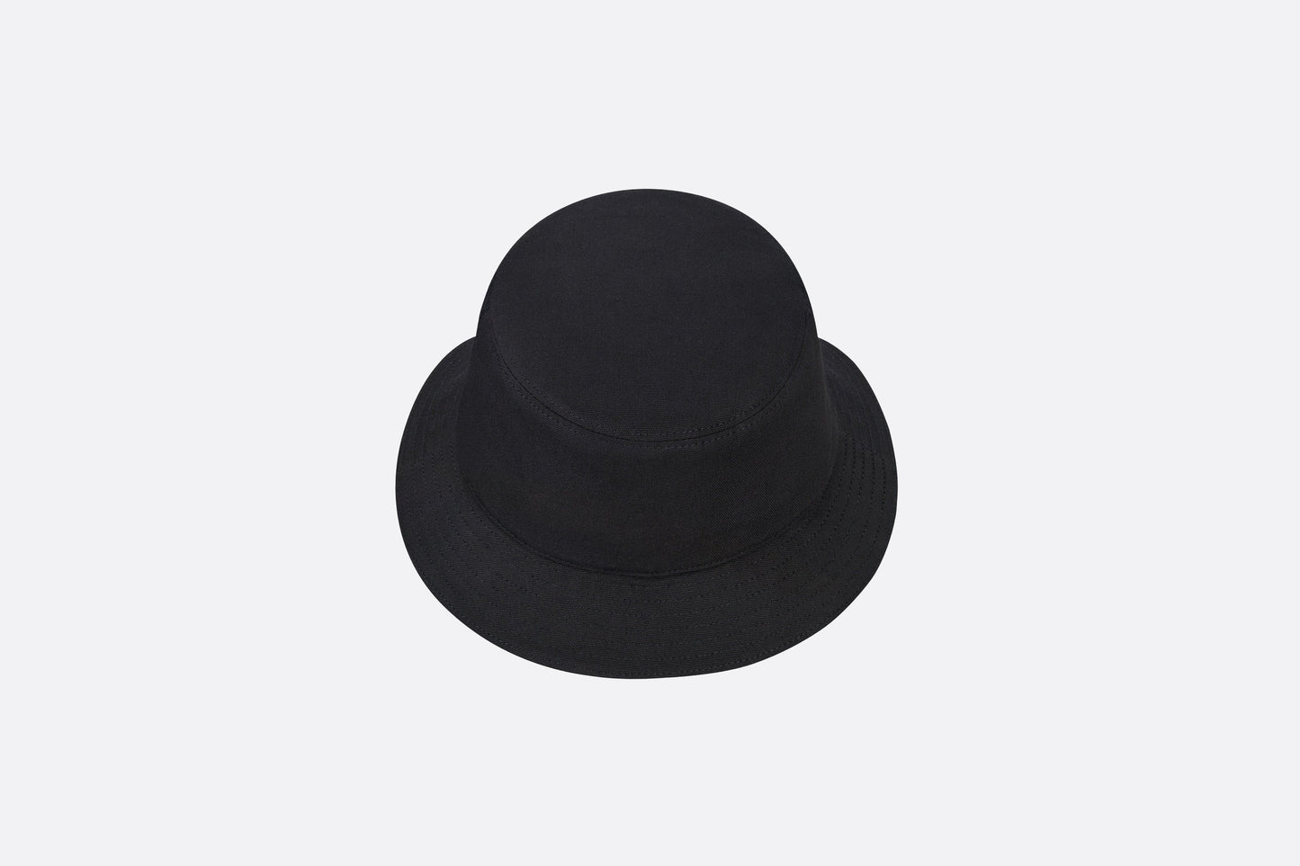 'Christian Dior Atelier' Bucket Hat • Black Cotton Canvas