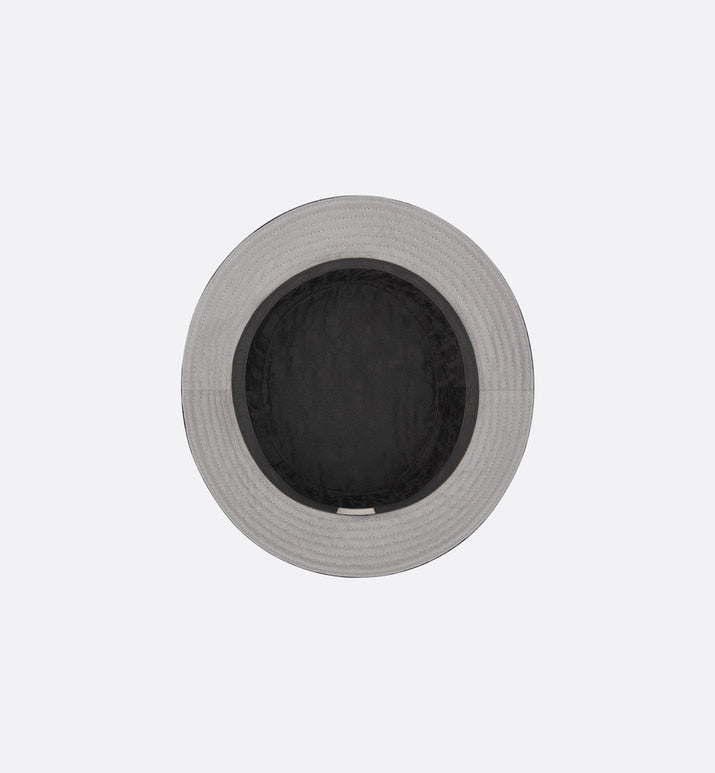 'Christian Dior Atelier' Bucket Hat • Black Cotton Canvas