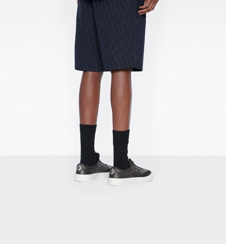 B101 Sneaker • Black Smooth Calfskin and Nubuck