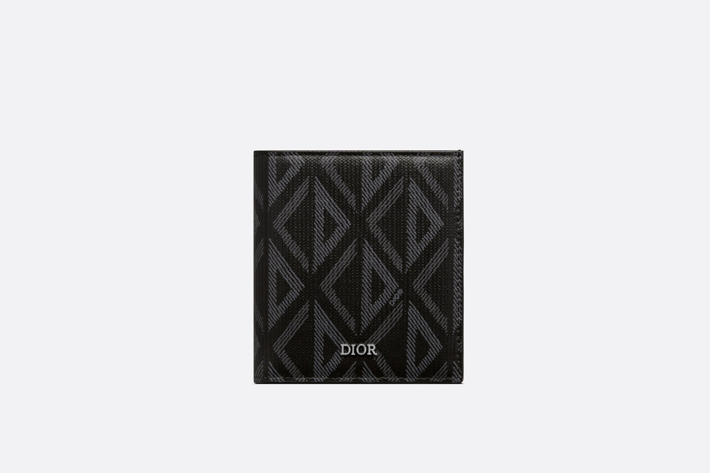 Vertical Wallet • Black CD Diamond Canvas
