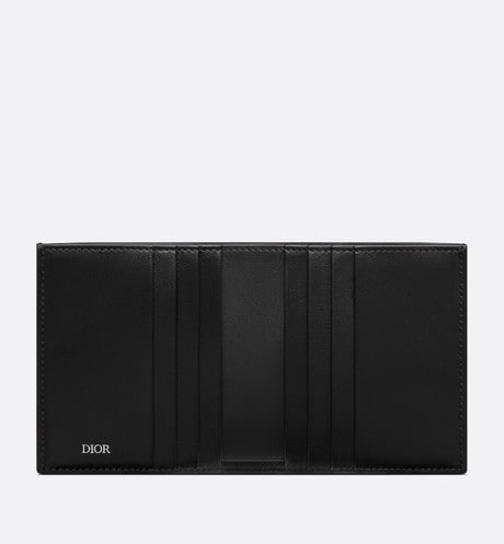 Vertical Wallet • Black CD Diamond Canvas