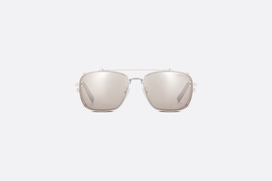 CD Diamond S4U • Gray and Beige Mirrored Square Sunglasses