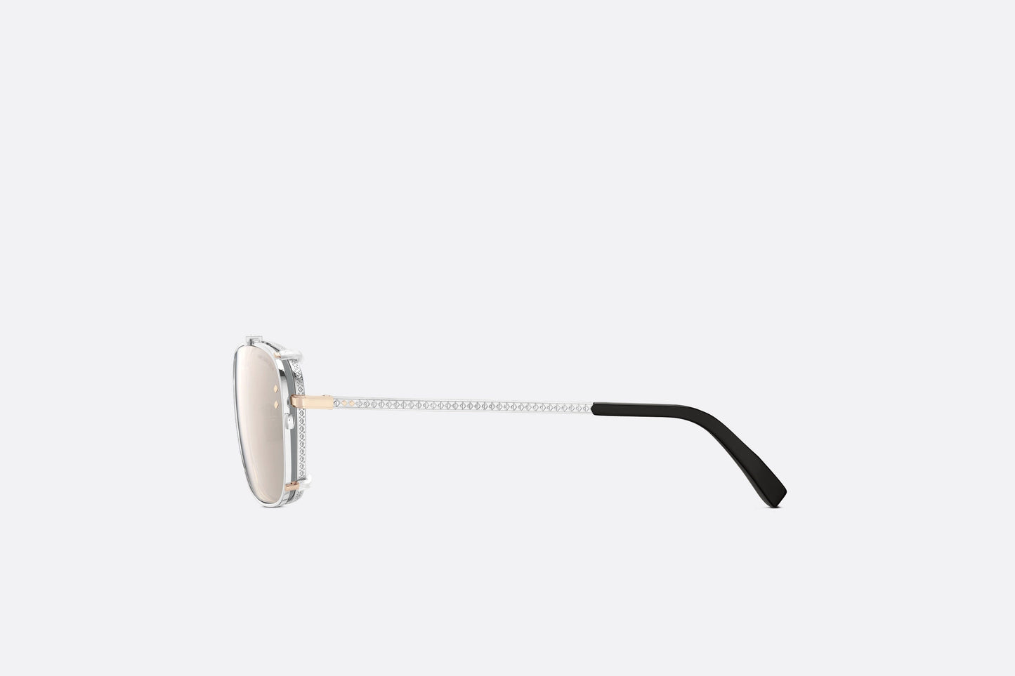 CD Diamond S4U • Gray and Beige Mirrored Square Sunglasses