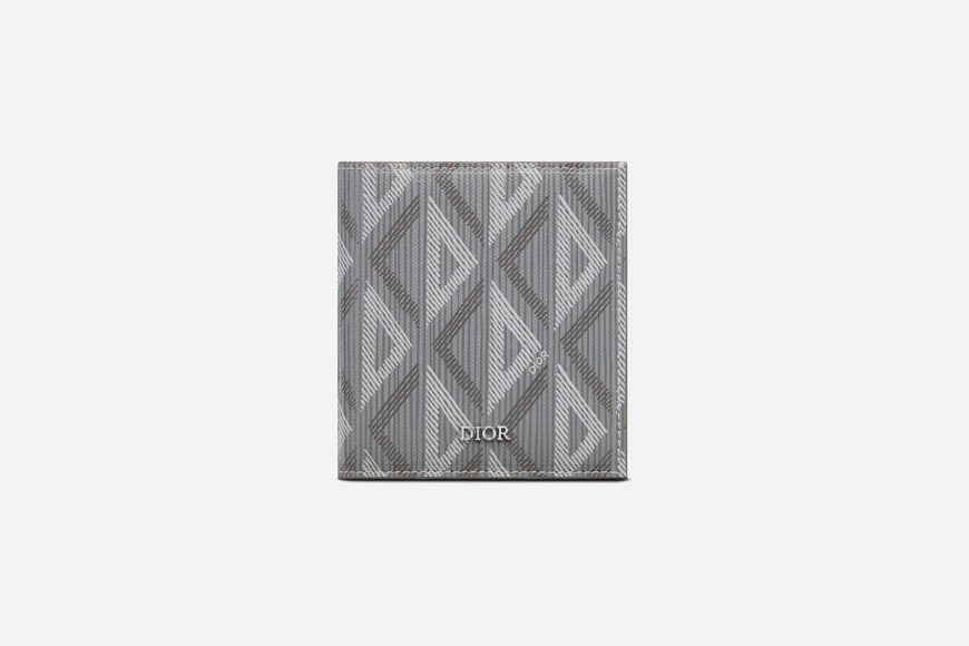 Vertical Wallet • Dior Gray CD Diamond Canvas