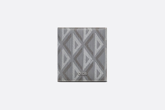 Vertical Wallet • Dior Gray CD Diamond Canvas