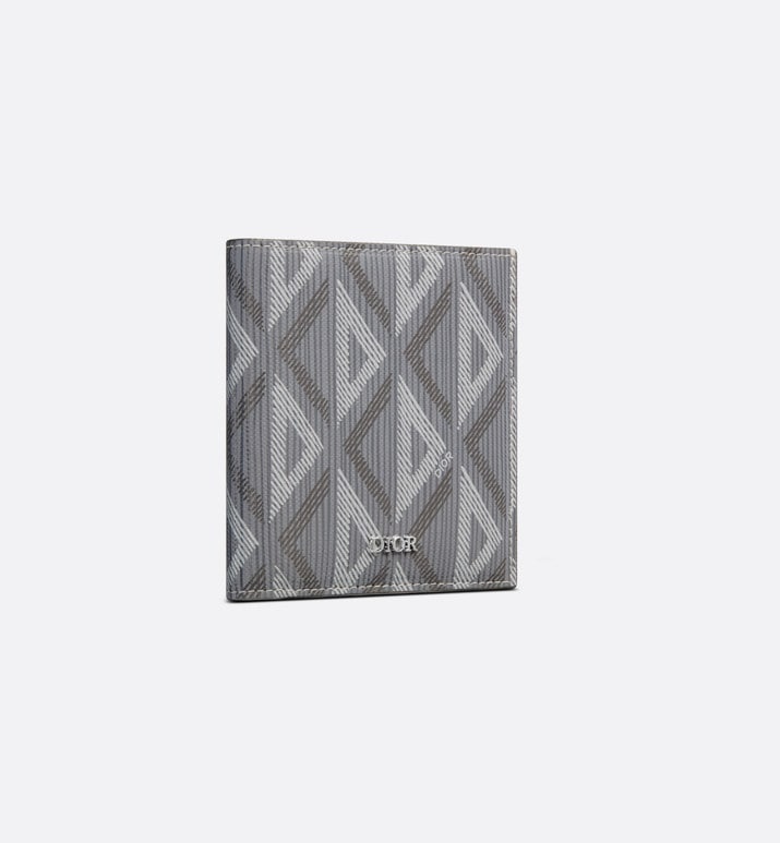 Vertical Wallet • Dior Gray CD Diamond Canvas
