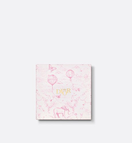 Newborn Gift Set • Ivory Cotton Jersey Printed with Pale Pink Toile de Jouy