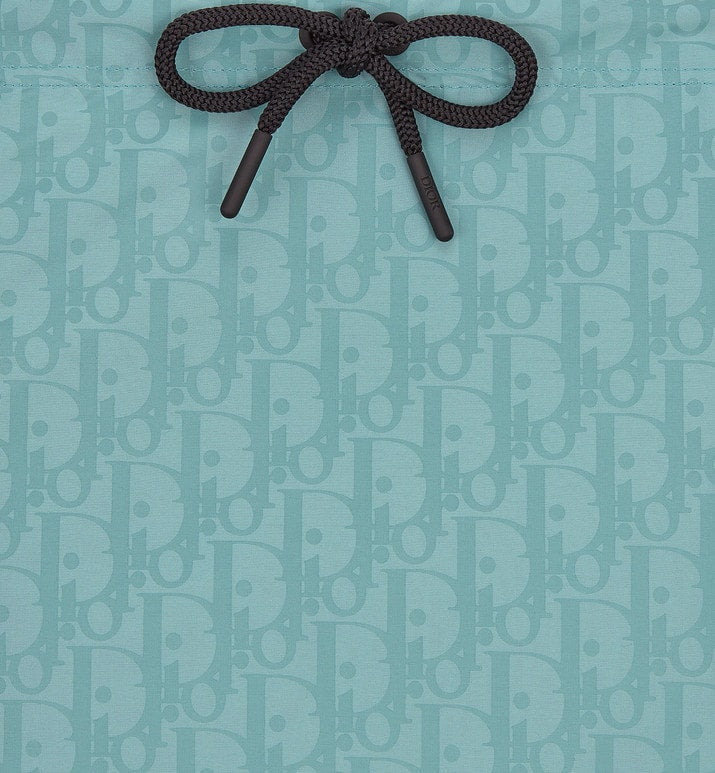 Dior Oblique Swim Shorts • Sea Green Technical Fabric