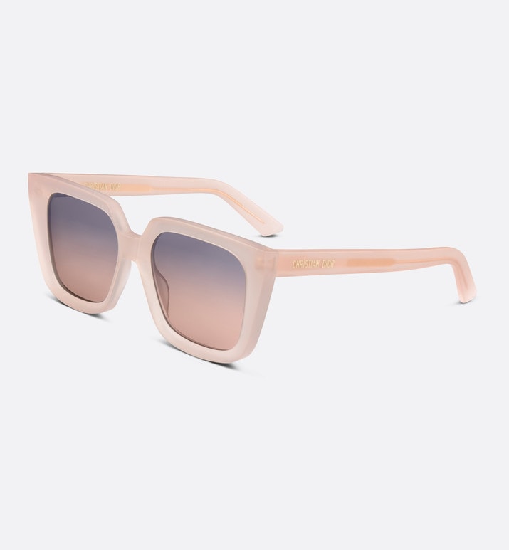 DiorMidnight S1I • Pink Matte Square Sunglasses