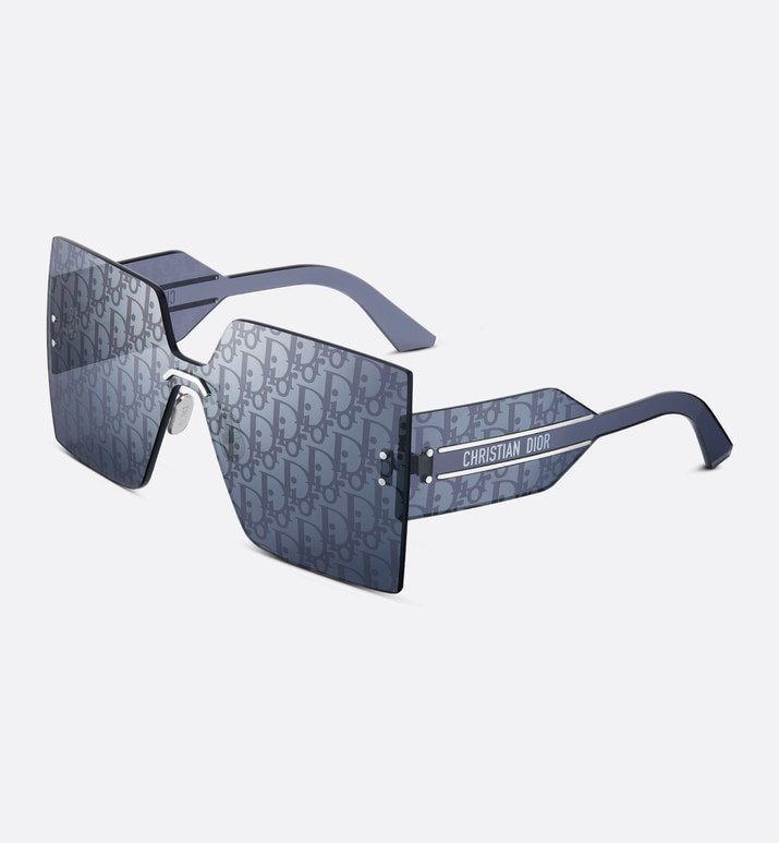 DiorClub M5U • Blue Dior Oblique Square Sunglasses